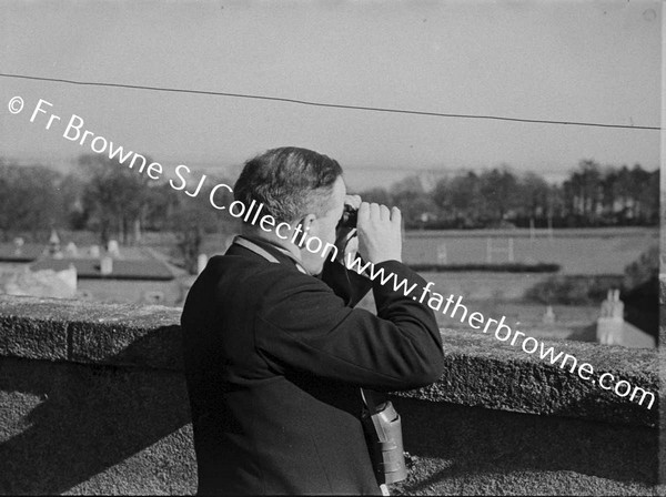 FR.FLANAGAN P.P. ON CHURCH TOWER